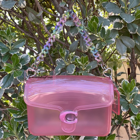 TRIPLE HEARTS Pastel Rainbow Jelly Resin Bag Strap Novelty Bag Strap Kawaii Y2K - Picture 10 of 14